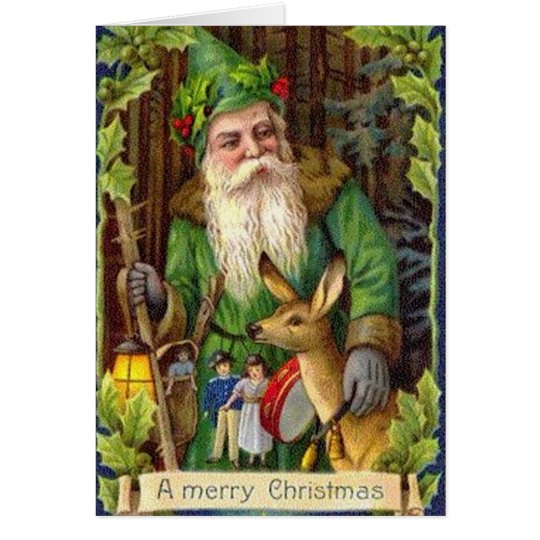 Vater-Weihnachtskarte Karte