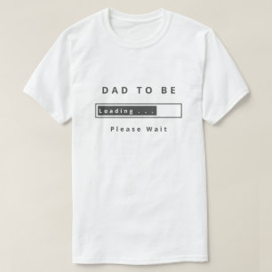 Vater werdende T-Shirt-Geschenke werden geladen - T-Shirt