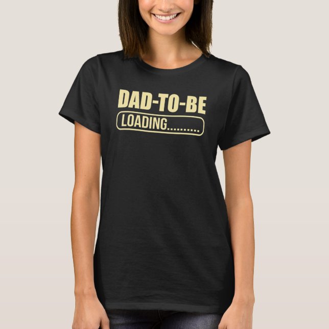 Vater werdender Mann Loading 2023 werdender Vater  T-Shirt (Vorderseite)