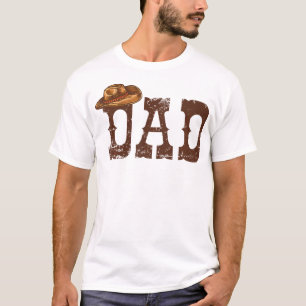 Vater Western Family Matching Geburtstag Cowboy Co T-Shirt