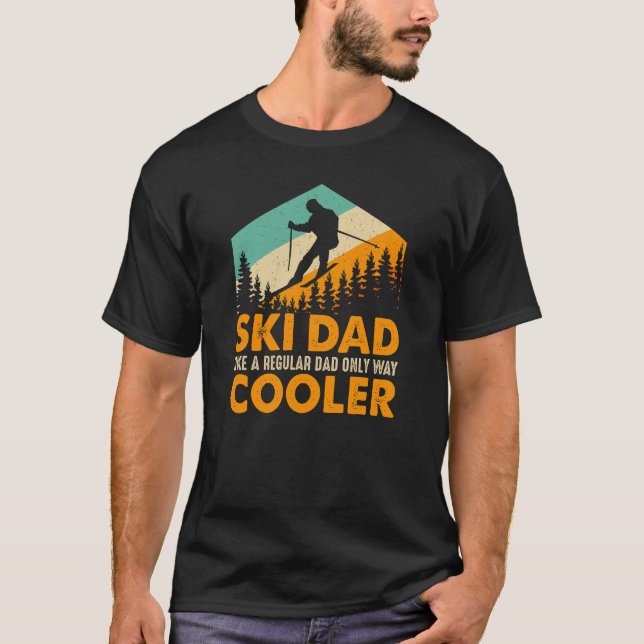 Vater wie ein normaler Papa nur viel cooler T-Shirt (Vorderseite)