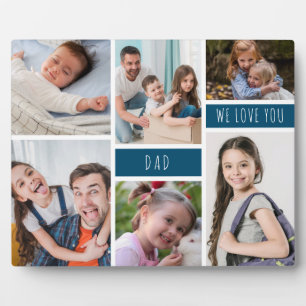 Vater Wir Liebe Sie FotoCollage Fotoplatte