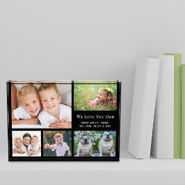 Vater Wir Liebe Sie Schwarz Fotoblock