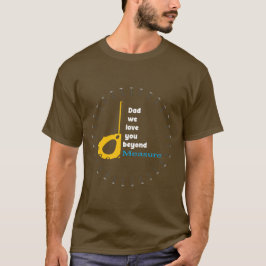 Vater wir Liebe Sie über die Maßnahme T-Shirt