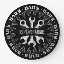Vater wird diese moderne Garagenuhr Liebe