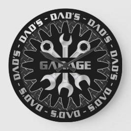 Vater wird diese moderne Garagenuhr Liebe Große Wanduhr