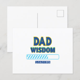 Vater Wisdom Loading Postkarte