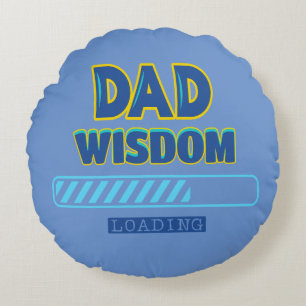 Vater Wisdom Loading Rundes Kissen
