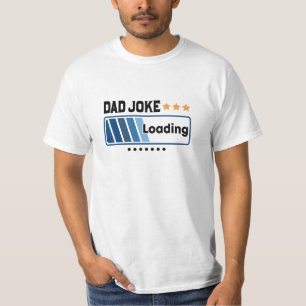 Vater Witz laden Batterie lustige Typografie T-Shirt