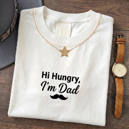 Vater-Witz-T-Shirt Hungrig Lustiger Spruch T-Shirt