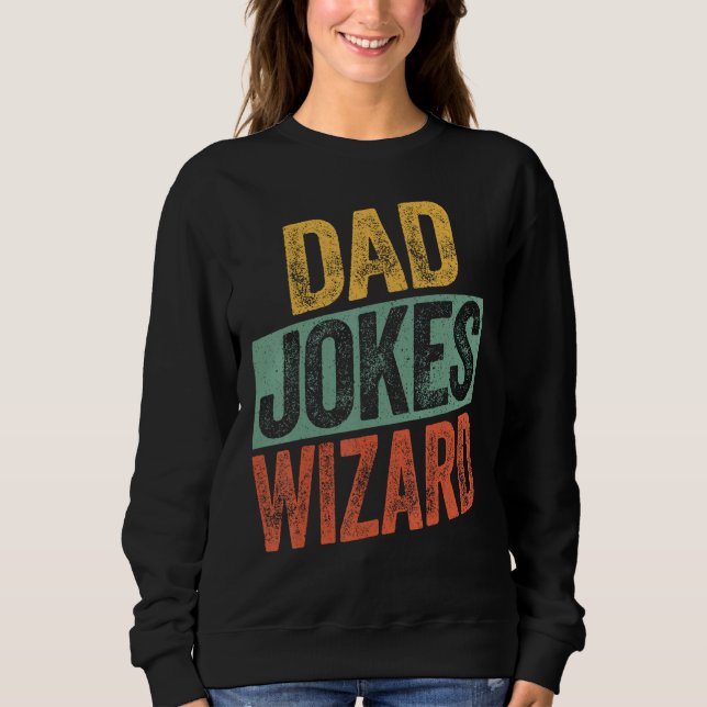 Vater-Witze-Zauberer  Vater Sweatshirt (Vorderseite)