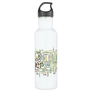 Vater-Wort-Wolke Trinkflasche