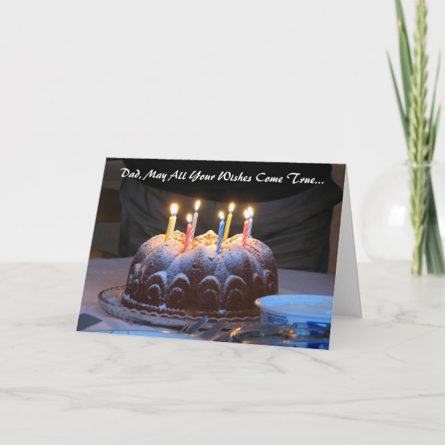 Vater-Wünsche Karte (Vorderseite)