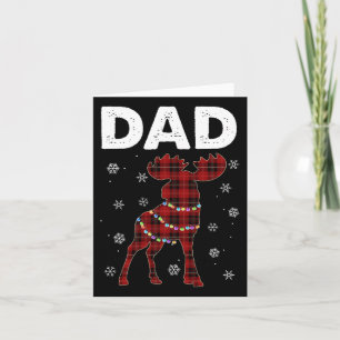 Vater X-mas Elche Weihnachtsfamilie Matching Pajam Karte