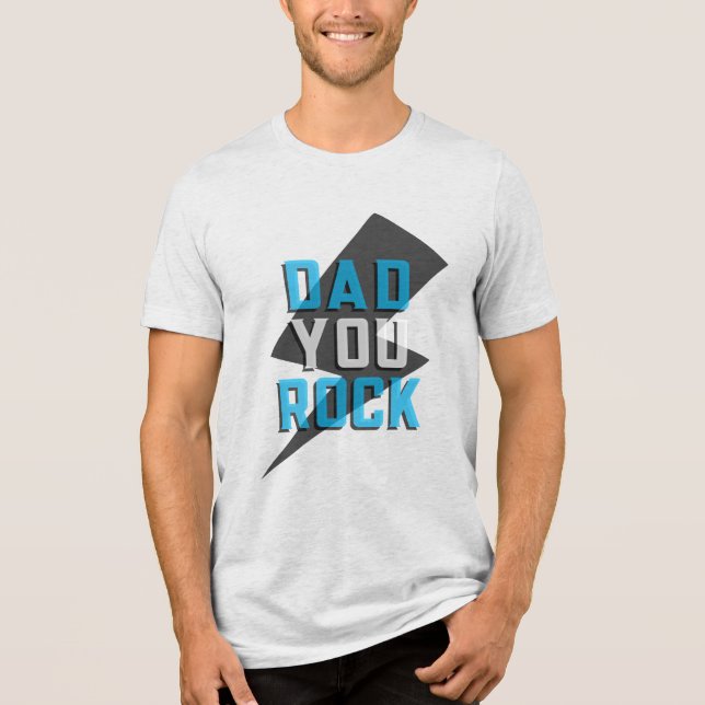 Vater You Rock Shirt (Vorderseite)