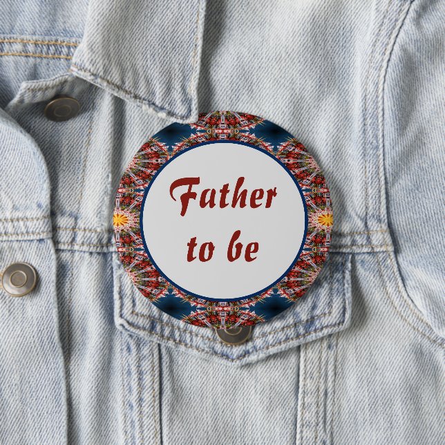 Vater zu abstrakten Kreisen Muster Button (Beispiel)
