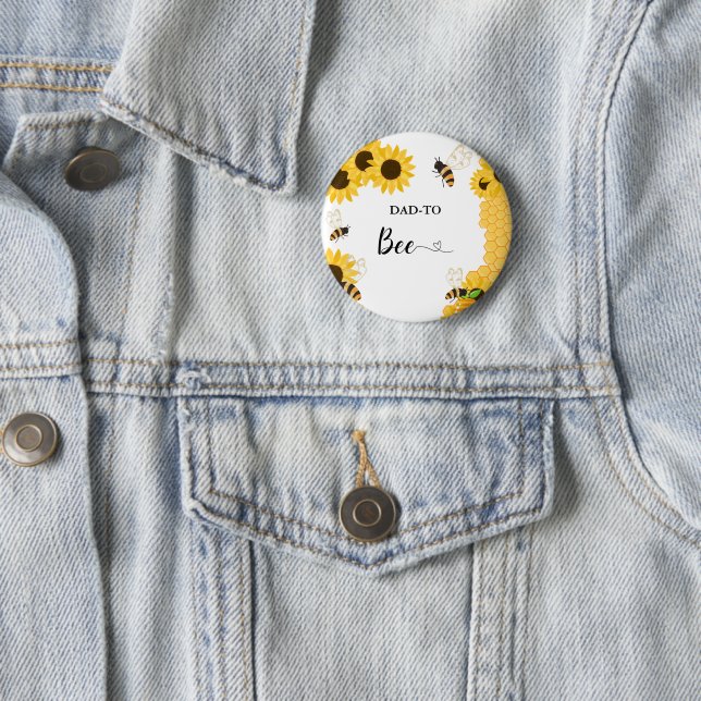 VATER zu Babydusche Button (Beispiel)