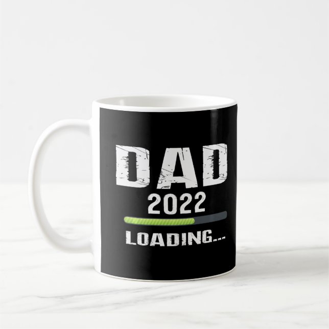 Vater zu beladen Bitte warten Sie auf Papa 20 Kaffeetasse (Links)
