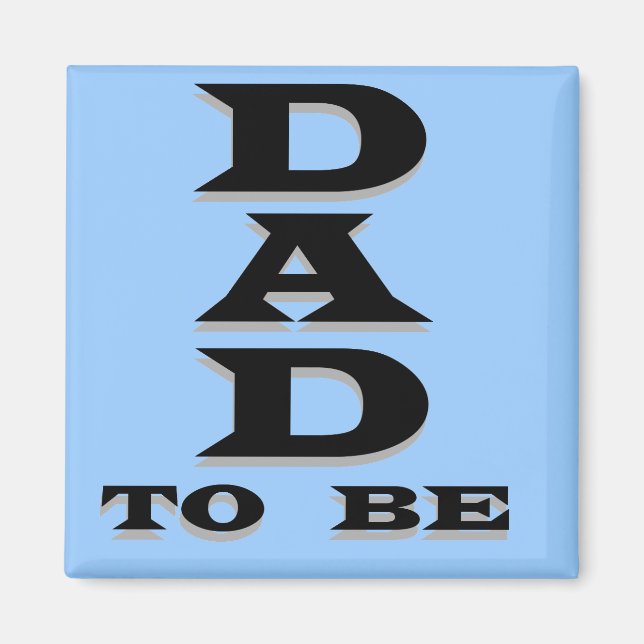 Vater zu Shirts und Geschenken Magnet (Vorne)