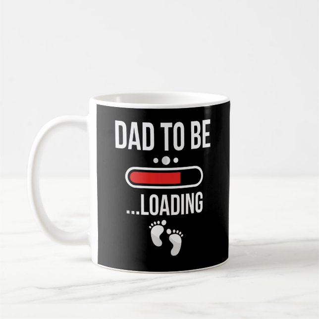 Vater zum ersten Mal Vater laden Kaffeetasse (Links)