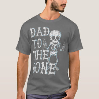 Vater zum Halloween des Knochenkeletts T-Shirt