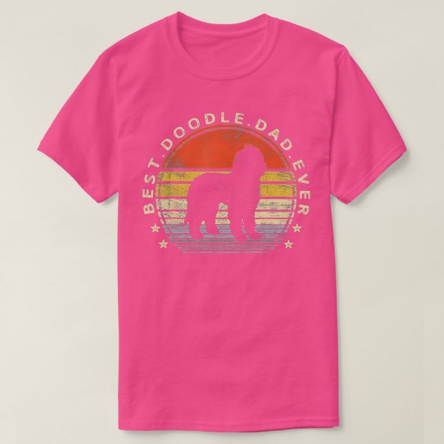 Vater zum Spaß am besten Doodle - Hunde-Lover-Besi T-Shirt (Design vorne)