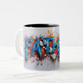 Vater Zweifarbige Tasse