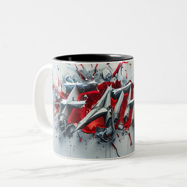 Vater Zweifarbige Tasse (Vorderseite Links)
