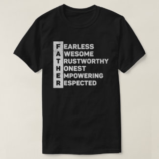 Vaterakronym Der beste Vater aller Zeiten T-Shirt