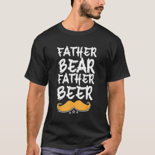 Vaterbär Bierbrauer Vater trinken Daddy Drinker T-Shirt