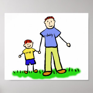Vatercharakter und Sonderfamiliencharakter Art Pos Poster