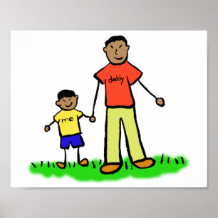 Vatercharakter und Sonderfamiliencharakter Art Pos Poster