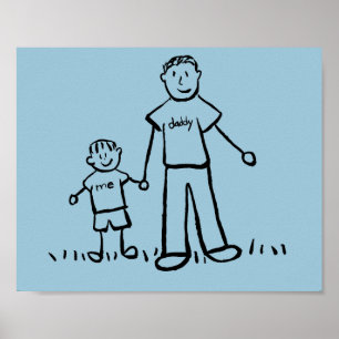 Vatercharakter und Sonderfamiliencharakter Art Pos Poster