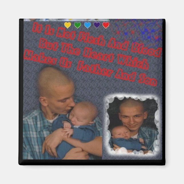 VäterDay02copyff Magnet (Vorne)