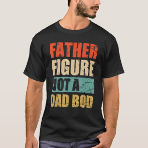Vaterfigur Kein Dad Bod Vatertag Retro Vi T-Shirt