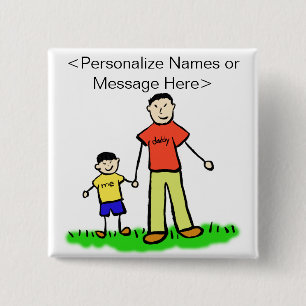 Vatergestalt und Familienkatalog Art Custom Button
