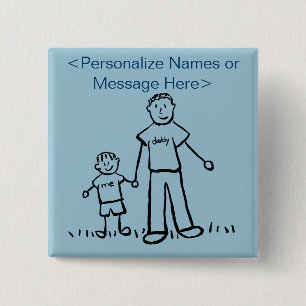 Vatergestalt und Familienkatalog Art Custom Button