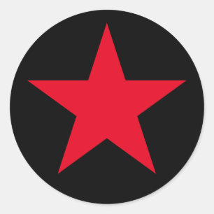 Vaterländische Militärarmee Krieg Roter Star Symbo Runder Aufkleber