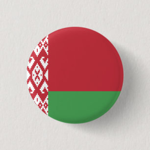 Vaterländische weißrussische Flagge Button