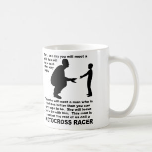 Väterlicher Rat Motocross Dirt Bike Lustiger Beche Kaffeetasse