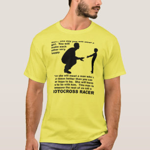 Väterlicher Rat Motocross Dirt Bike Rennen Lustig T-Shirt