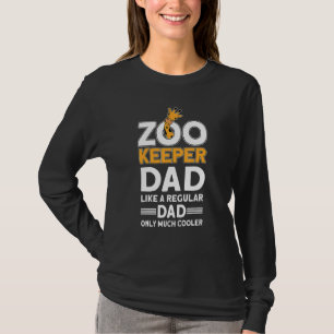 Väterlicher Tierpfleger Zoo-Tier Tierpfleger 2 T-Shirt