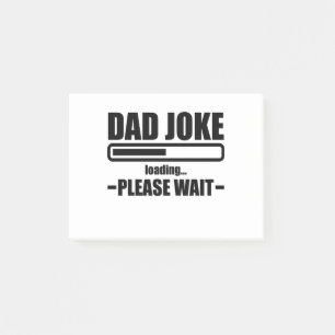 Väterlicher Witz Ladet lustigen Vater Vatertag Post-it Klebezettel
