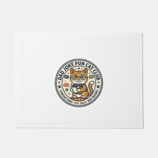 Väterlicher Wortwitz Katze Grafik T-Shirt Kunst -  Fußmatte