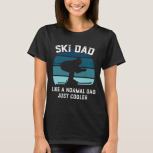 Väterliches Skishirt für Männer Lustiges Skifahren T-Shirt