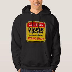 Väterliches Windel-Kit Neues Vater-Überlebens-Gesc Hoodie
