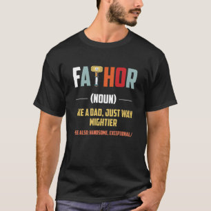 Vaternoun wie ein Papa einfach viel mächtiger, sie T-Shirt