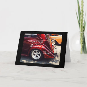 Vaters 75. Geburtstag Karte