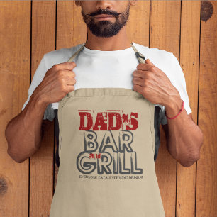 Vaters Bar und Grill-Schürze Lange Schürze
