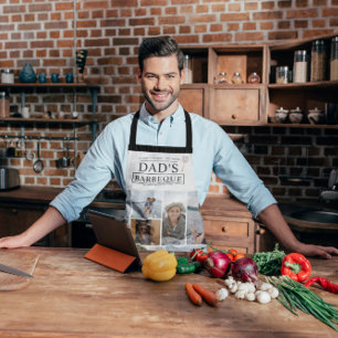 Vaters Barbeque   GRILLEN des Vaters Schürze